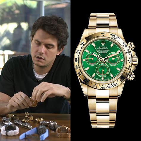 john mayer watches collection|john mayer rolex models.